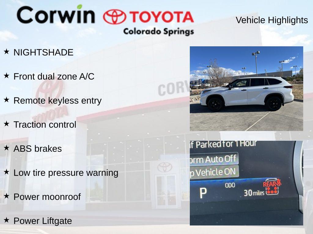 used 2025 Toyota Highlander Hybrid car, priced at $53,056