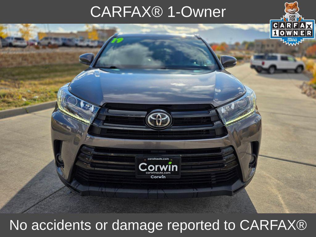 used 2019 Toyota Highlander car, priced at $22,500