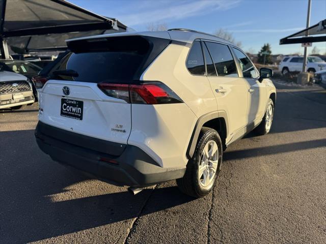 used 2021 Toyota RAV4 Hybrid car, priced at $25,500