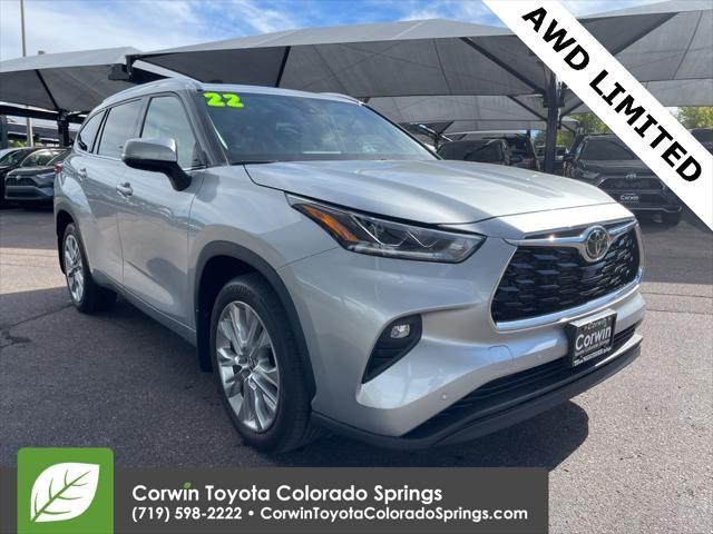 used 2022 Toyota Highlander car, priced at $42,000