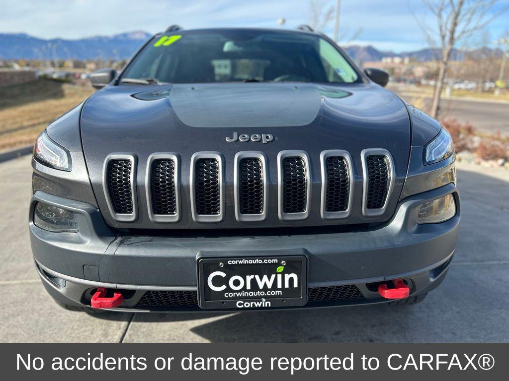 used 2017 Jeep Cherokee car, priced at $13,500