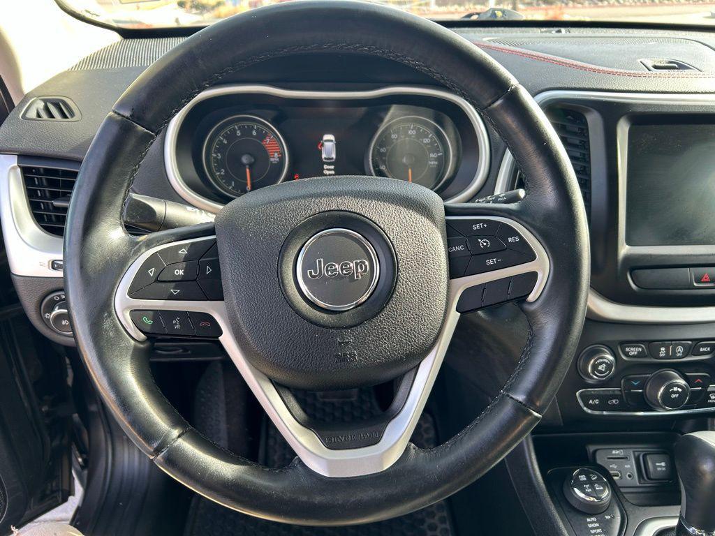 used 2017 Jeep Cherokee car, priced at $13,500