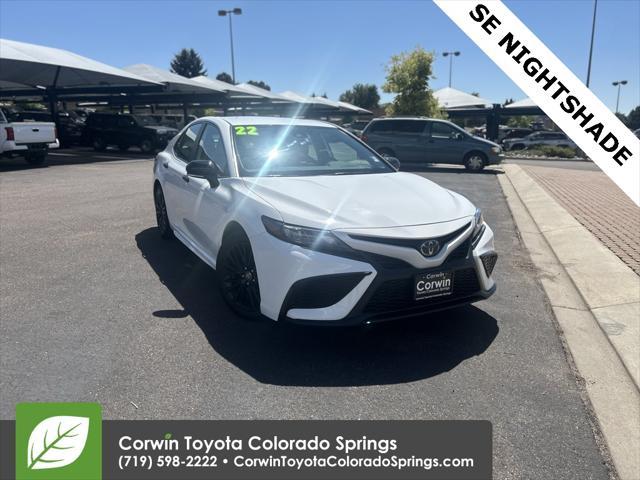 used 2022 Toyota Camry car, priced at $28,000