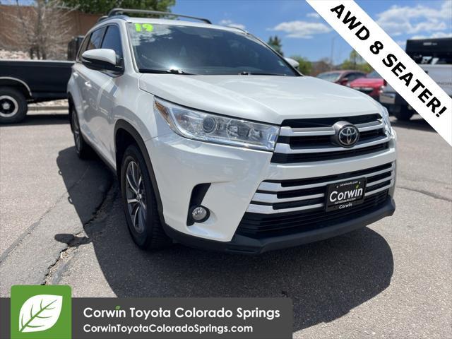 used 2019 Toyota Highlander car, priced at $29,500