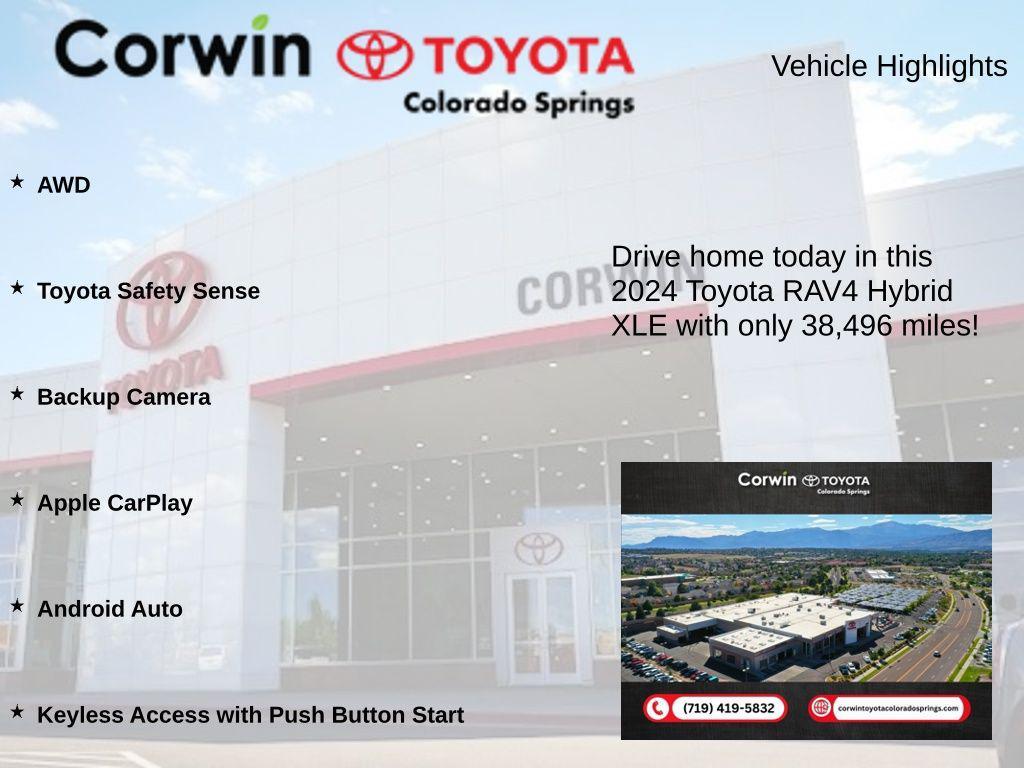 used 2024 Toyota RAV4 Hybrid car, priced at $32,500