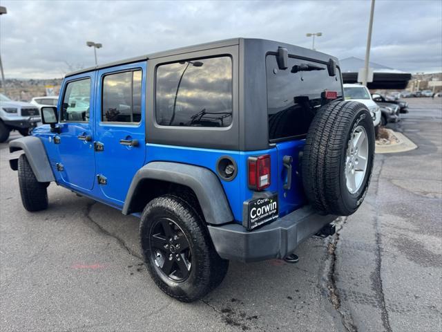 used 2016 Jeep Wrangler Unlimited car, priced at $16,700