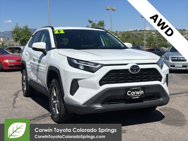 used 2022 Toyota RAV4 car, priced at $27,500