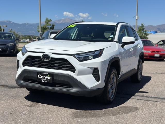 used 2022 Toyota RAV4 car, priced at $27,500
