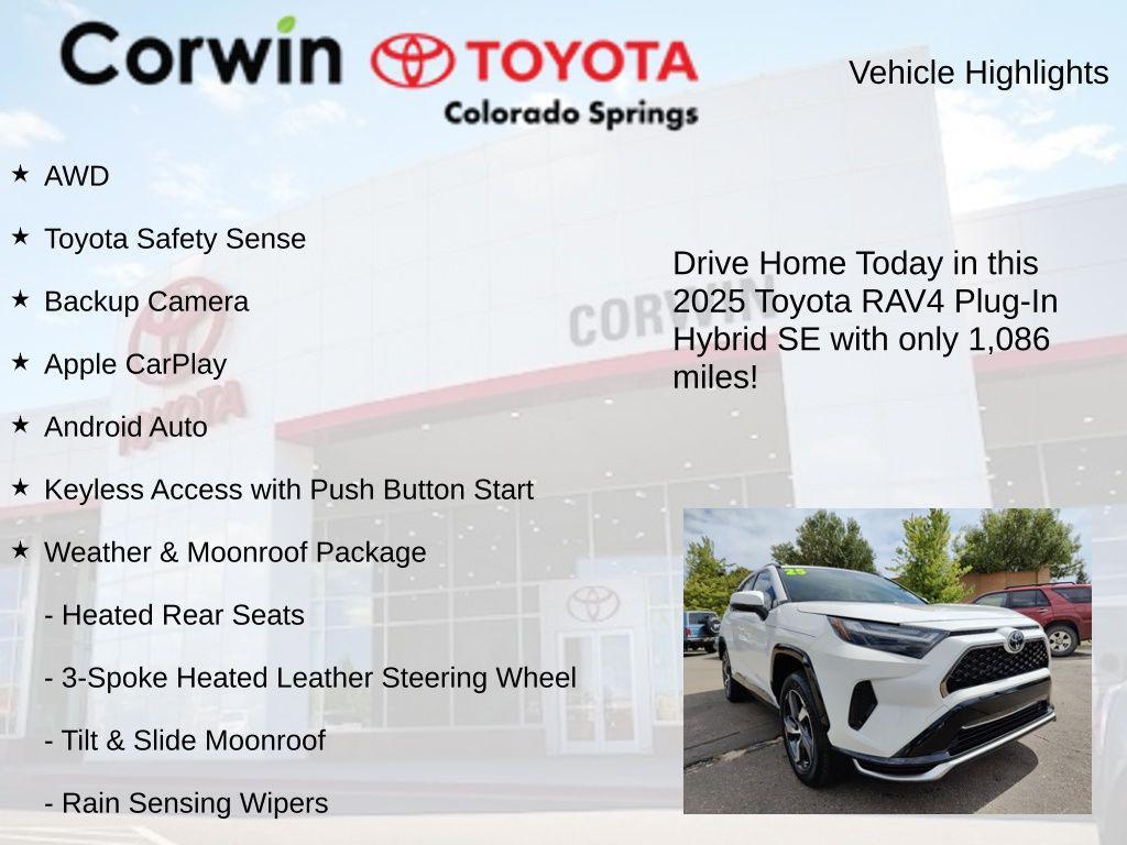 used 2025 Toyota RAV4 Hybrid car, priced at $45,500