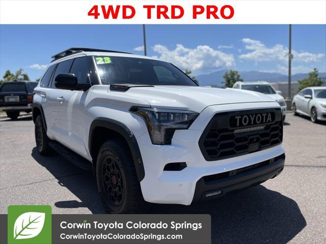 used 2023 Toyota Sequoia car, priced at $76,750