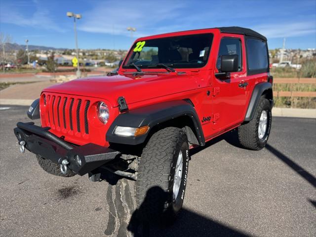 used 2022 Jeep Wrangler car, priced at $29,000