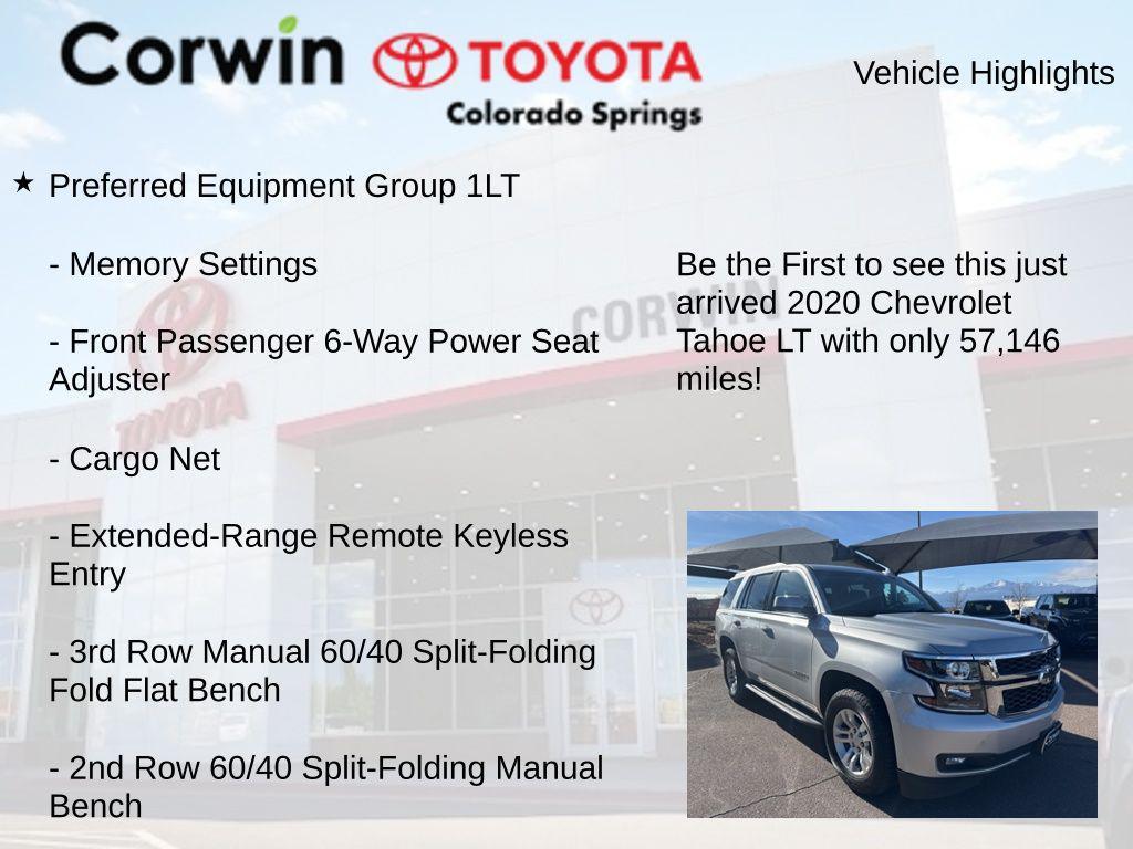 used 2020 Chevrolet Tahoe car, priced at $36,500
