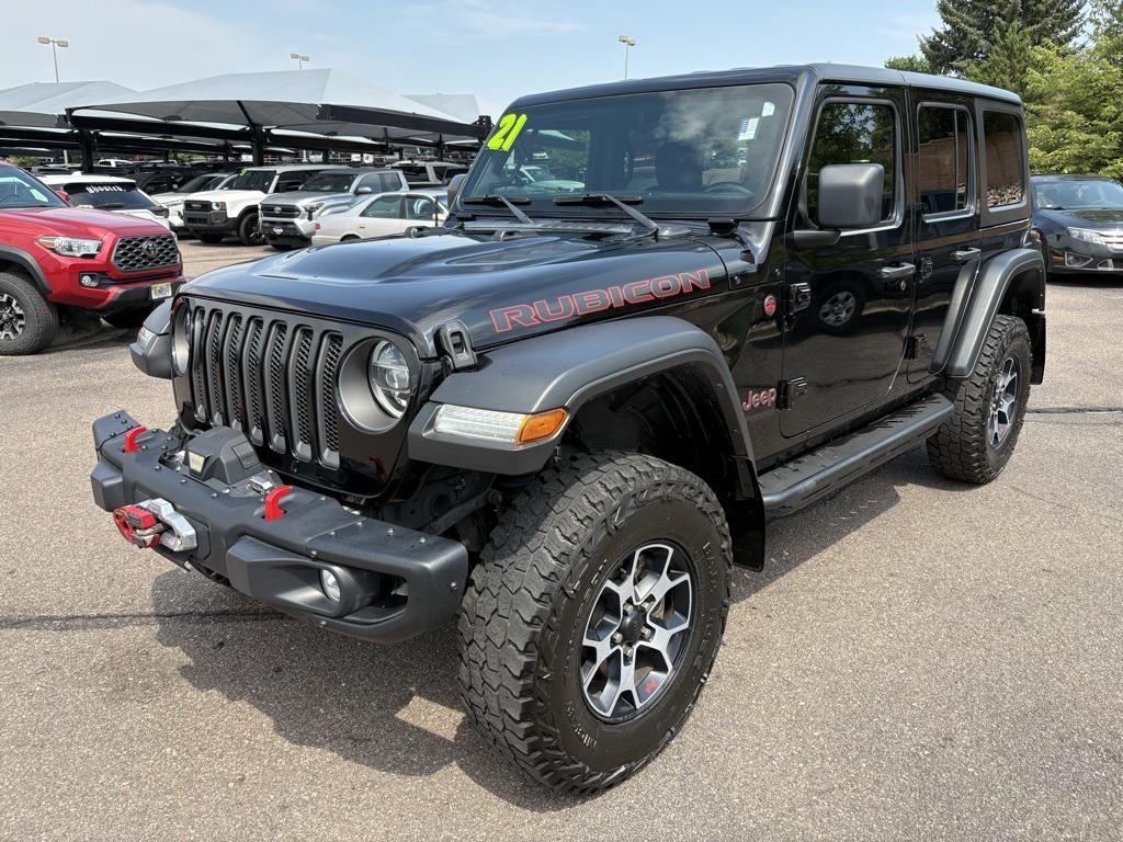 used 2021 Jeep Wrangler Unlimited car, priced at $34,000