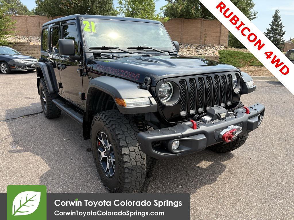 used 2021 Jeep Wrangler Unlimited car, priced at $34,500