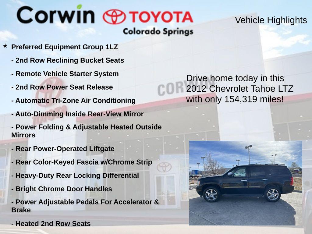 used 2012 Chevrolet Tahoe car, priced at $12,500