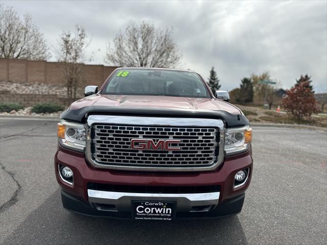 used 2018 GMC Canyon car, priced at $22,500