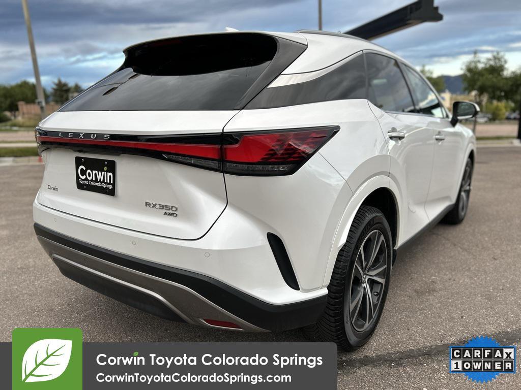 used 2024 Lexus RX 350 car, priced at $51,500