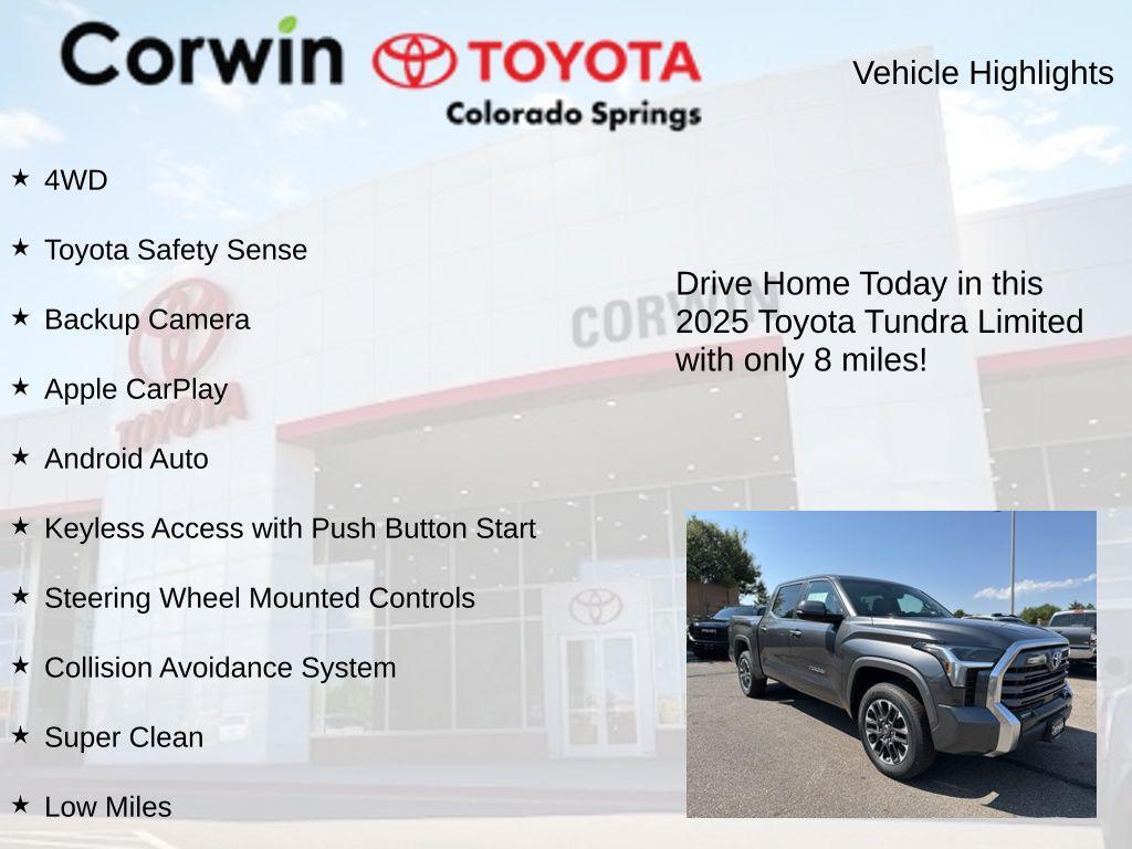 used 2025 Toyota Tundra car, priced at $56,500