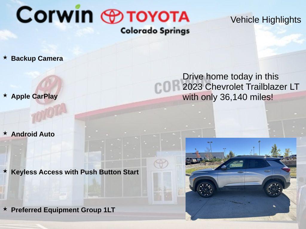 used 2023 Chevrolet TrailBlazer car, priced at $19,500