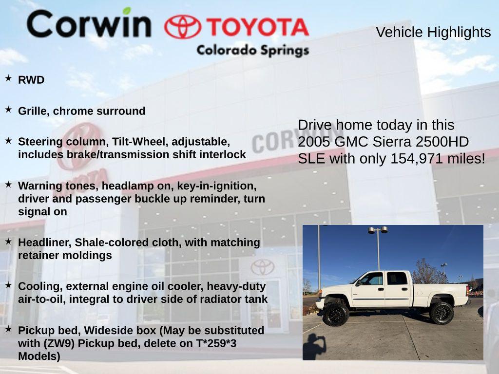 used 2005 GMC Sierra 2500 car, priced at $27,500