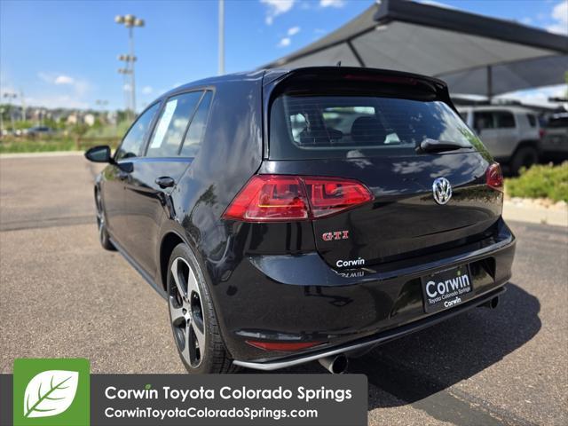 used 2017 Volkswagen Golf GTI car, priced at $19,500