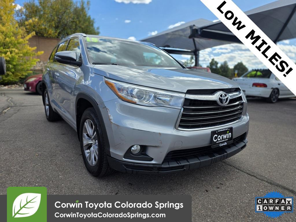 used 2015 Toyota Highlander car, priced at $24,000