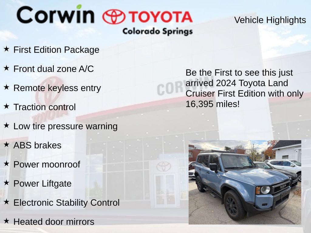 used 2024 Toyota Land Cruiser car, priced at $70,000