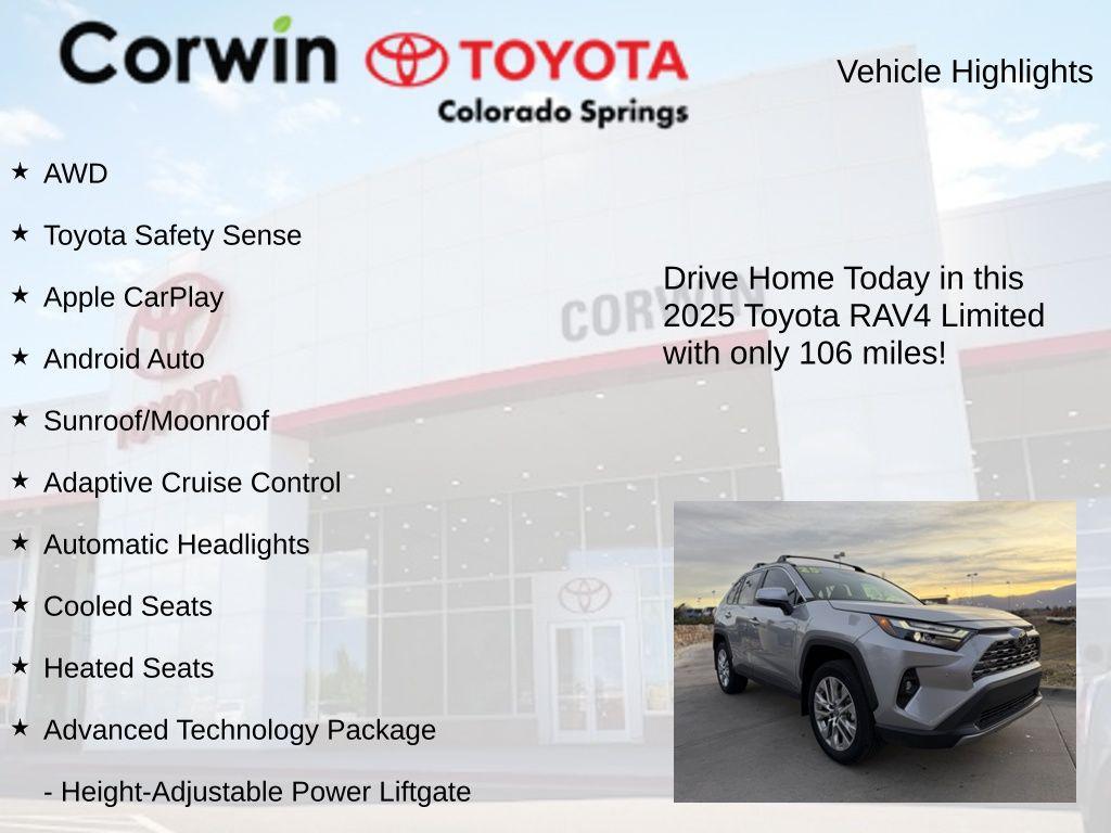 used 2025 Toyota RAV4 car, priced at $43,673