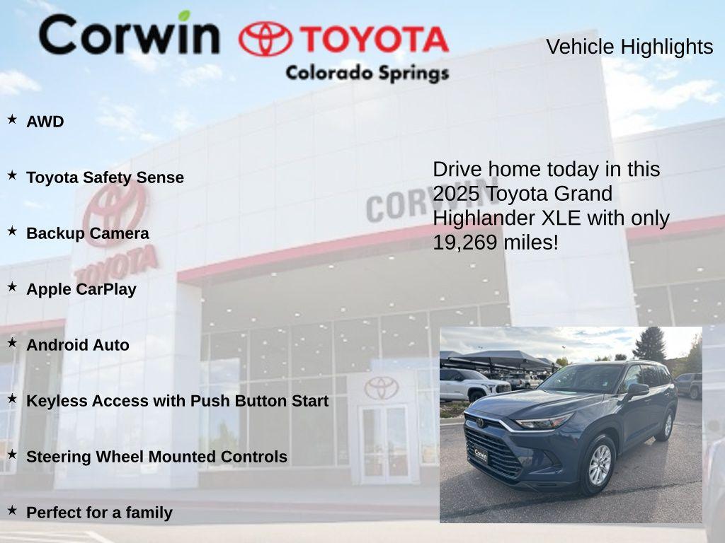 used 2025 Toyota Grand Highlander car, priced at $46,000