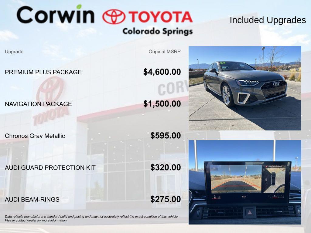 used 2023 Audi A4 car, priced at $30,000