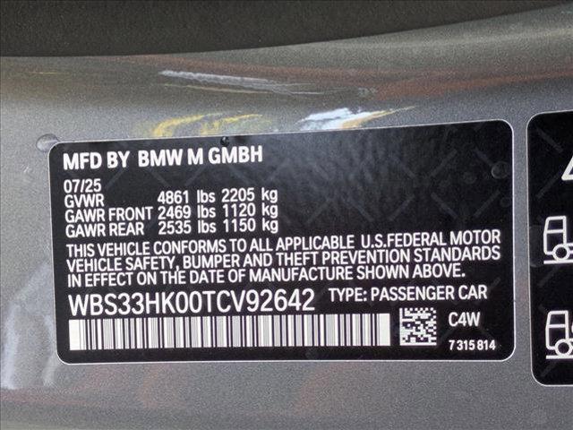 new 2026 BMW M4 car, priced at $116,125