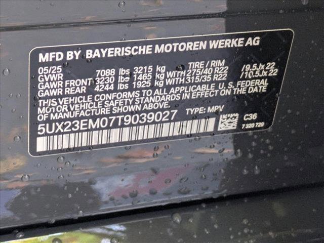 new 2026 BMW X7 car, priced at $93,115