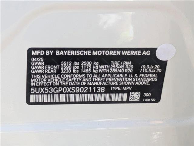 new 2025 BMW X3 car, priced at $56,835