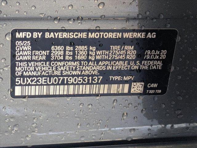 new 2026 BMW X5 car, priced at $84,525