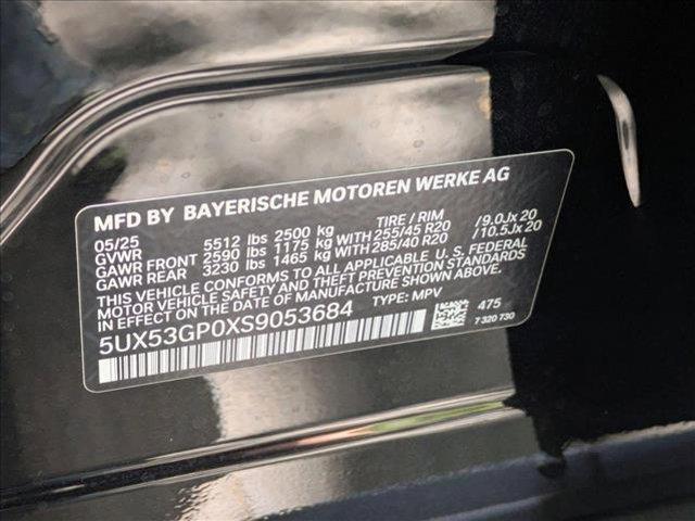 new 2025 BMW X3 car, priced at $54,060
