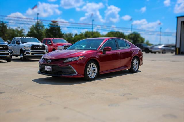 used 2021 Toyota Camry car, priced at $18,000