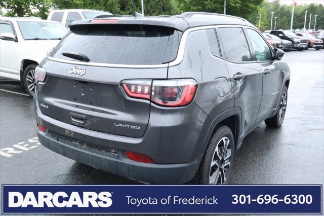 used 2022 Jeep Compass car, priced at $22,340