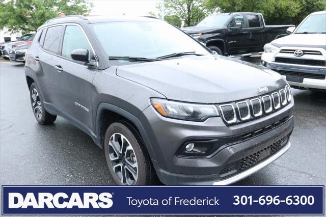 used 2022 Jeep Compass car, priced at $22,340