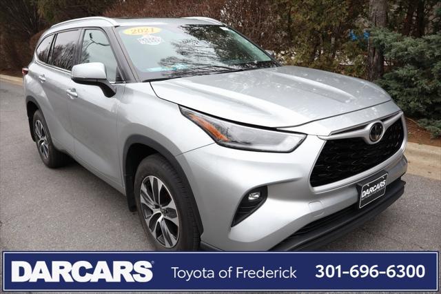 used 2021 Toyota Highlander car, priced at $30,991