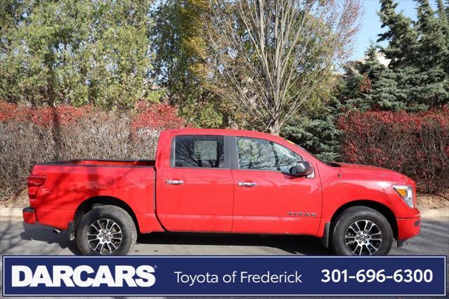 used 2021 Nissan Titan car, priced at $29,740