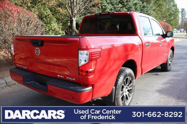 used 2021 Nissan Titan car, priced at $27,740