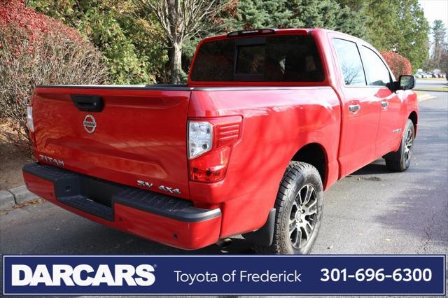 used 2021 Nissan Titan car, priced at $29,740