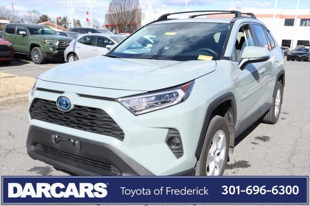 used 2021 Toyota RAV4 Hybrid car, priced at $27,991