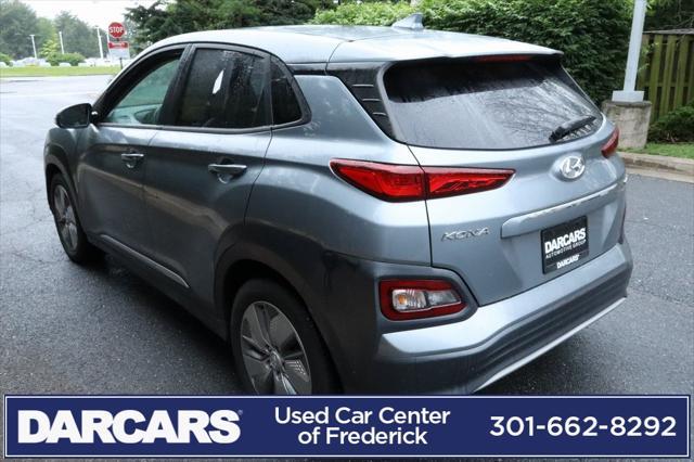 used 2021 Hyundai Kona EV car, priced at $19,440