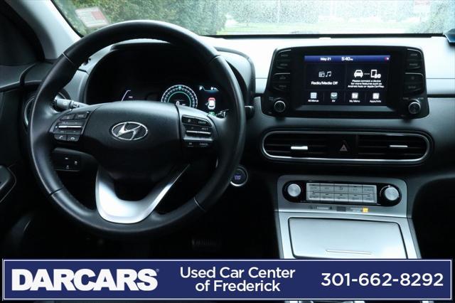 used 2021 Hyundai Kona EV car, priced at $19,440