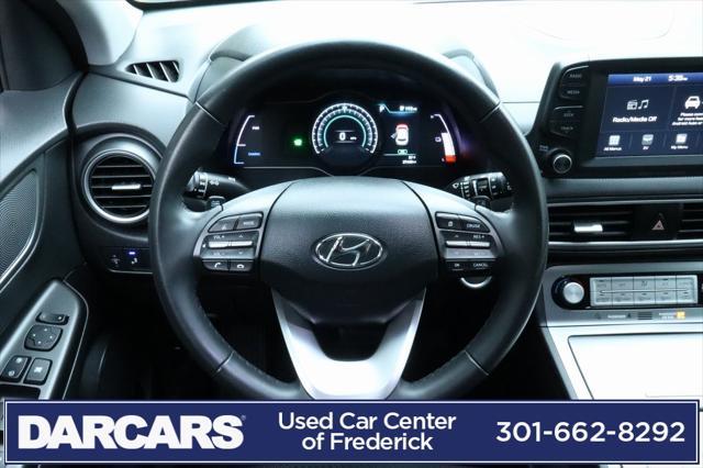 used 2021 Hyundai Kona EV car, priced at $19,440