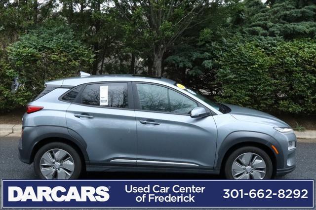 used 2021 Hyundai Kona EV car, priced at $19,440