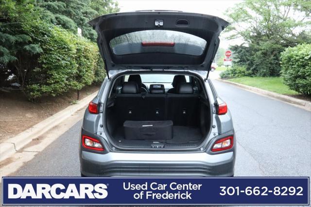 used 2021 Hyundai Kona EV car, priced at $19,440