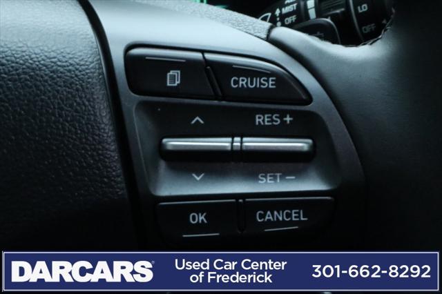 used 2021 Hyundai Kona EV car, priced at $19,440