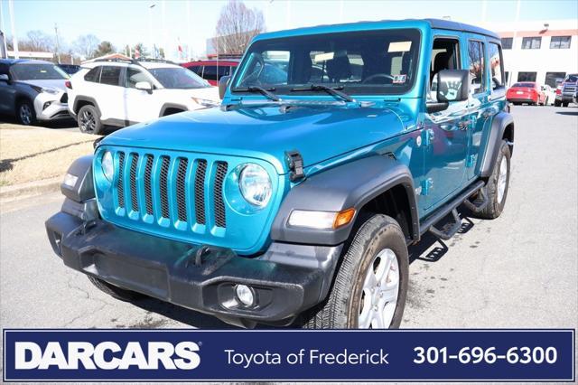 used 2020 Jeep Wrangler Unlimited car, priced at $24,291